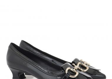 Exe Shoes Γυναικείες Γόβες 700-920 Μαύρο Βερνί Σπαστό T17009202028 - EXE - 