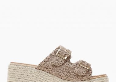 Εξώφτερνες εσπαντρίγιες πλατφόρμες με πλεκτό σχέδιο - Πούρο - Issue - 