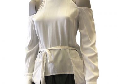 Faerea γυναικεία μπλούζα με ανοιχτούς ώμους - SOU - 