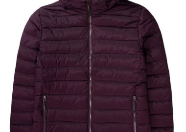 FAKE DOWN QUILTED JACKET ΚΟΚΚΙΝΟ - BASEHIT - 
