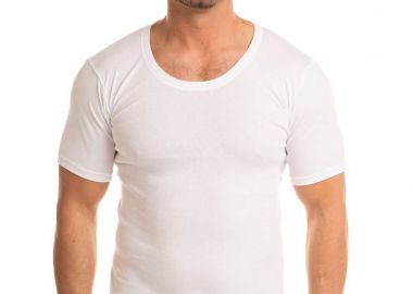 ΦΑΝΕΛΑ ΑΝΔΡΙΚΗ ΑΝΟΙΧΤΗ ΛΑΙΜΟΚΟΨΗ GIORGIO ΛΕΥΚΟ Λευκό - Giorgio - 