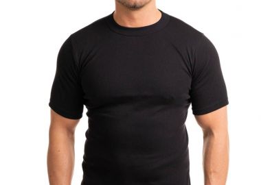 ΦΑΝΕΛΑ ΑΝΔΡΙΚΗ ΚΛΕΙΣΤΗ ΛΑΙΜΟΚΟΨΗ GIORGIO ΜΑΥΡΟ Μαύρο - Giorgio - 