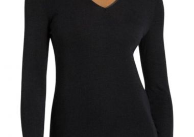 Φανελάκι Hanro Shirt PURE SILK 1976-NOIR Γυναικείο - Hanro - 