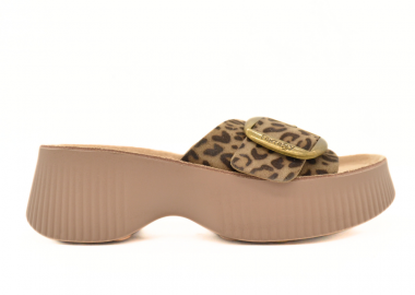 FANTASY SANDALS BEATRICE S2105 MOKA LEOPARD - FANTASY - 