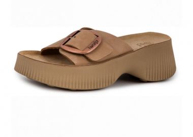 FANTASY SANDALS Δερμάτινα άνετα σανδάλια - S2105 BEATRICE - Μπεζ - FANTASY SANDALS - 