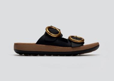 FANTASY SANDALS Δερμάτινα Σανδάλια - S924 JOYA - Μαύρο - FANTASY SANDALS - 
