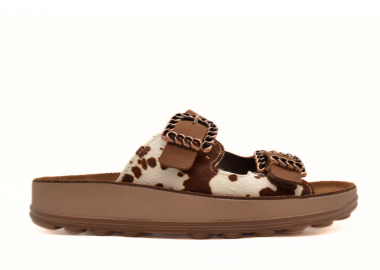 FANTASY SANDALS MADONNA S363 CACAO COW - FANTASY - 