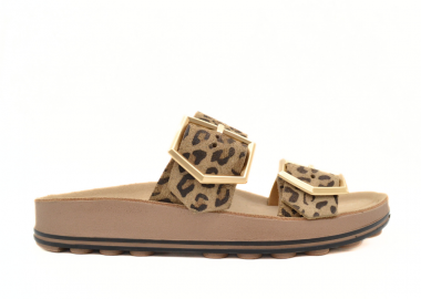 FANTASY SANDALS TAYLOR S331 MOKA LEOPARD - FANTASY - 