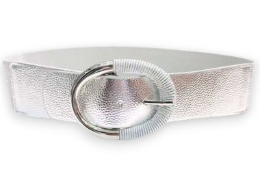 φαρδιά ελαστική ζώνη Azalea silver - PerfectDress.gr - 