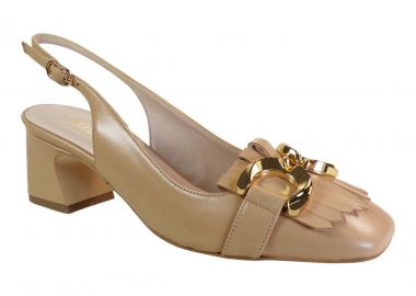 Fardoulis Shoes Γυναικεία Παπούτσια Γόβες 520-31A Μπισκότο Δέρμα - Fardoulis Shoes - 