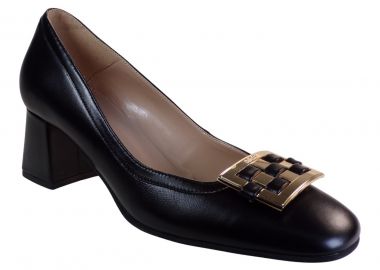 Fardoulis Shoes Γυναικεία Παπούτσια Γόβες 537-04 Μαύρο Δέρμα - Fardoulis Shoes - 