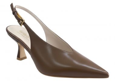 Fardoulis Shoes Γυναικεία Παπούτσια Γόβες 738-122 Καφέ Δέρμα - Fardoulis Shoes - 