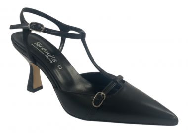 Fardoulis Shoes Γυναικεία Παπούτσια Γόβες 738-140 Μαύρο Δέρμα - Fardoulis Shoes - 