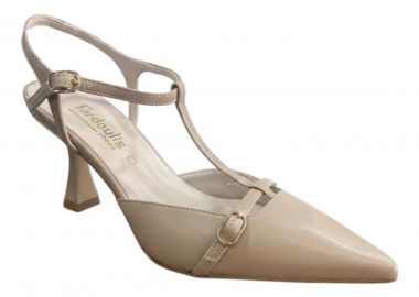 Fardoulis Shoes Γυναικεία Παπούτσια Γόβες 738-140 Μπισκότο Δέρμα - Fardoulis Shoes - 