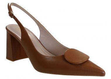 Fardoulis Shoes Γυναικεία Παπούτσια Γόβες 738-86Χ Ταμπά Δέρμα - Fardoulis Shoes - 