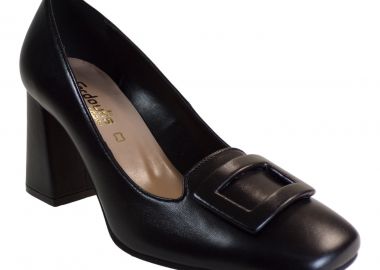 Fardoulis Shoes Γυναικεία Παπούτσια Γόβες 745-03 Μαύρο Δέρμα - Fardoulis Shoes - 
