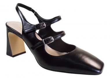 Fardoulis Shoes Γυναικεία Παπούτσια Γόβες 746-08Α Μαύρο Δέρμα - Fardoulis Shoes - 