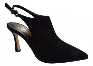 Fardoulis Shoes Γυναικεία Παπούτσια Γόβες 749-84A Μαύρο Δέρμα Καστόρι - Fardoulis Shoes - 