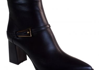 Fardoulis Shoes Γυναικεία Παπούτσια Μποτάκια 751-53M Μαύρο Δέρμα - Fardoulis Shoes - 