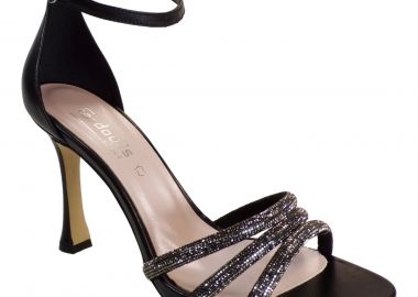 Fardoulis shoes Γυναικεία Παπούτσια Πέδιλα 718-05 Μαύρο Δέρμα - Fardoulis Shoes - 