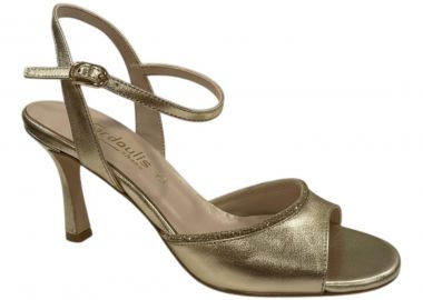 Fardoulis shoes Γυναικεία Παπούτσια Πέδιλα 7717-43 Πλατίνα Δέρμα - Fardoulis Shoes - 