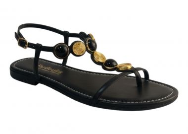 Fardoulis shoes Γυναικεία Πέδιλα 164-43 Μαύρο Δέρμα - Fardoulis Shoes - 