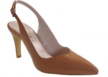 Fardoulis Shoes Γυναικείες Γόβες 2231 Ταμπά Δέρμα - Fardoulis Shoes - 