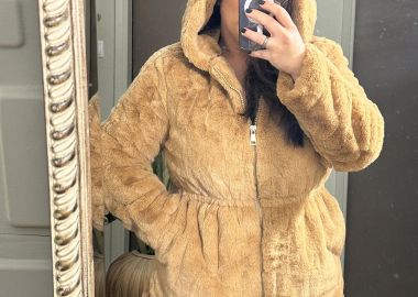 Faux Fur Coat Maxin Κάμελ - Amelie's - 