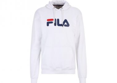 Fila Barumini Ανδρικό Φούτερ με Κουκούλα Λευκό FAU0068-10001 - Fila - 