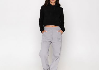 FILA DEPPY CROPPED HOODIE ΜΑΥΡΟ - FILA - 