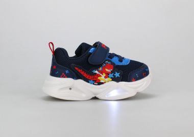 FILA DINO VELCRO LIGHTS INFANTS SHOES ΜΠΛΕ - FILA - 