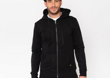 FILA LIAM FULL-ZIP HOODIE ΜΑΥΡΟ - FILA - 