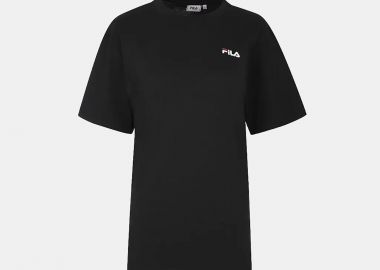 FILA WOMEN'S SMALL LOGO T-SHIRT ΜΑΥΡΟ - FILA - 
