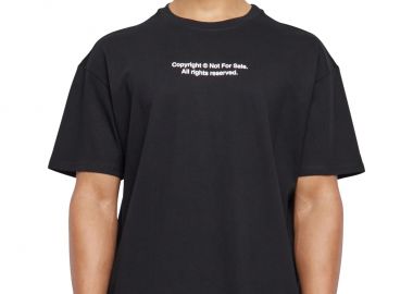 Fingerprint Oversize Tee Mister Tee MT2546-00007 black - Mister Tee - 