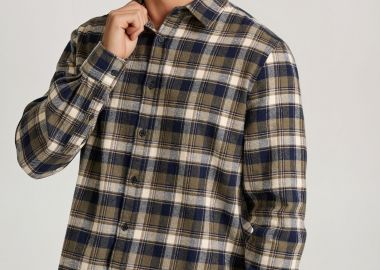 Flannel καρό πουκάμισο - FUNKY BUDDHA - 