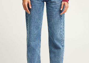 Flare fit τζην παντελόνι - FUNKY BUDDHA - 