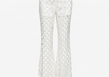 Flared Pants in White - Cutcuutur - 