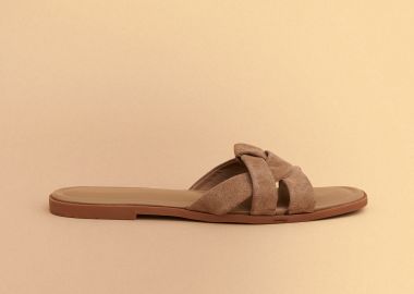 Flat σουέτ σανδάλι - 5206179111683 -  - 