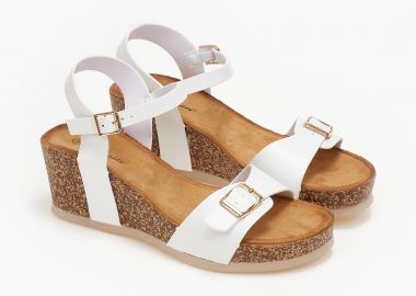 Flatform με λειτουργικό ζωνάκι - Λευκό - Issue - 