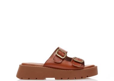 Flatforms κάμελ δερματίνη με ρυθμιζόμενη φάσα ΚΑΜΕΛ - Tsoukalas - 