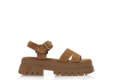 Flatforms κάμελ σουέτ ΚΑΜΕΛ - Tsoukalas - 