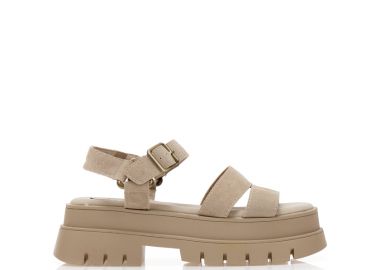 Flatforms πούρο σουέτ ΠΟΥΡΟ - Tsoukalas - 