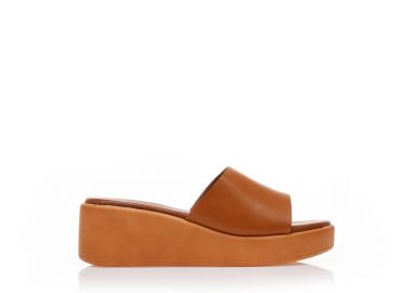 Flatforms TSOUKALAS κάμελ δερματίνη ΚΑΜΕΛ - Tsoukalas - 