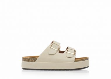 Flatforms TSOUKALAS μπεζ σουέτ ΜΠΕΖ - Tsoukalas - 