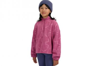 Fleece for girls 4F F342 dark pink 4FJWAW25TFLEF342 53A - 4f - 