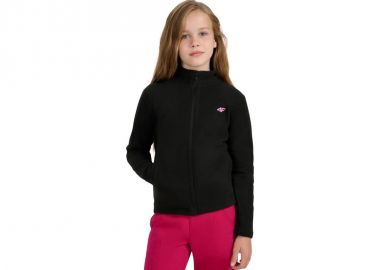 Fleece for girls 4F F346 deep black 4FJWAW25TFLEF346 20S - 4f - 