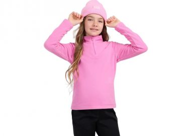 Fleece sweatshirt for girls 4F F060 fuchsia 4FJWAW25UFLEF060 55S - 4f - 