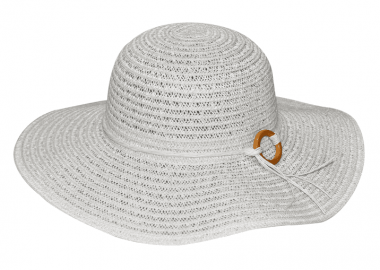 Floppy καπέλο με ξύλινη διακόσμηση - STAMION - 