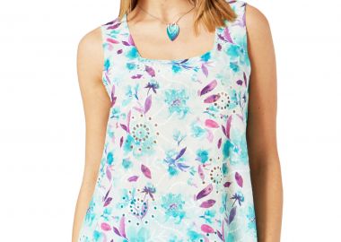 ΦΛΟΡΑΛ ΑΜΑΝΙΚΗ ΚΗΠΟΥΡ ΜΠΛΟΥΖΑ - Anna Raxevsky - 