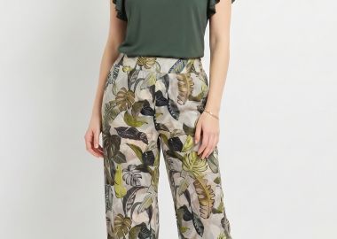 ΦΛΟΡΑΛ ΕΛΑΣΤΙΚΟ ΠΑΝΤΕΛΟΝΙ ΜΕ ΜΠΑΣΚΑ - Anna Raxevsky - 